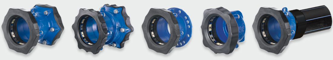 AVK Universal coupling with tensile resistance REPICO